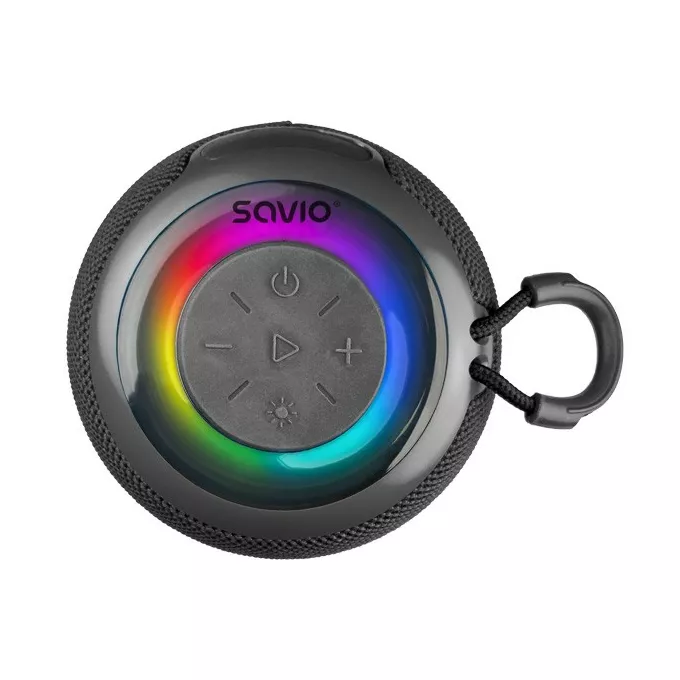 Savio Głośnik bezprzewodowy Bluetooth 5W, BS-041, Czarny