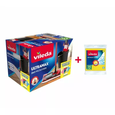 Vileda Mop Ultramax BOX + ściereczki