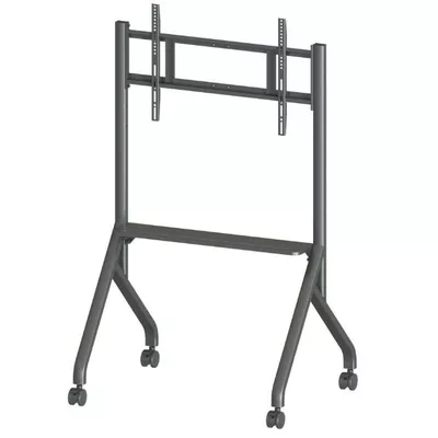 Techly Stojak mobilny TV 55-86cali do 80kg regulowany półka AV