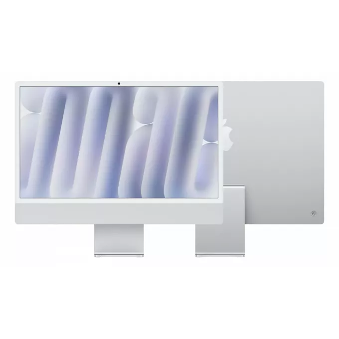 Apple iMac 24 cale: M4 8/8, 16GB, 256GB SSD - Srebrny