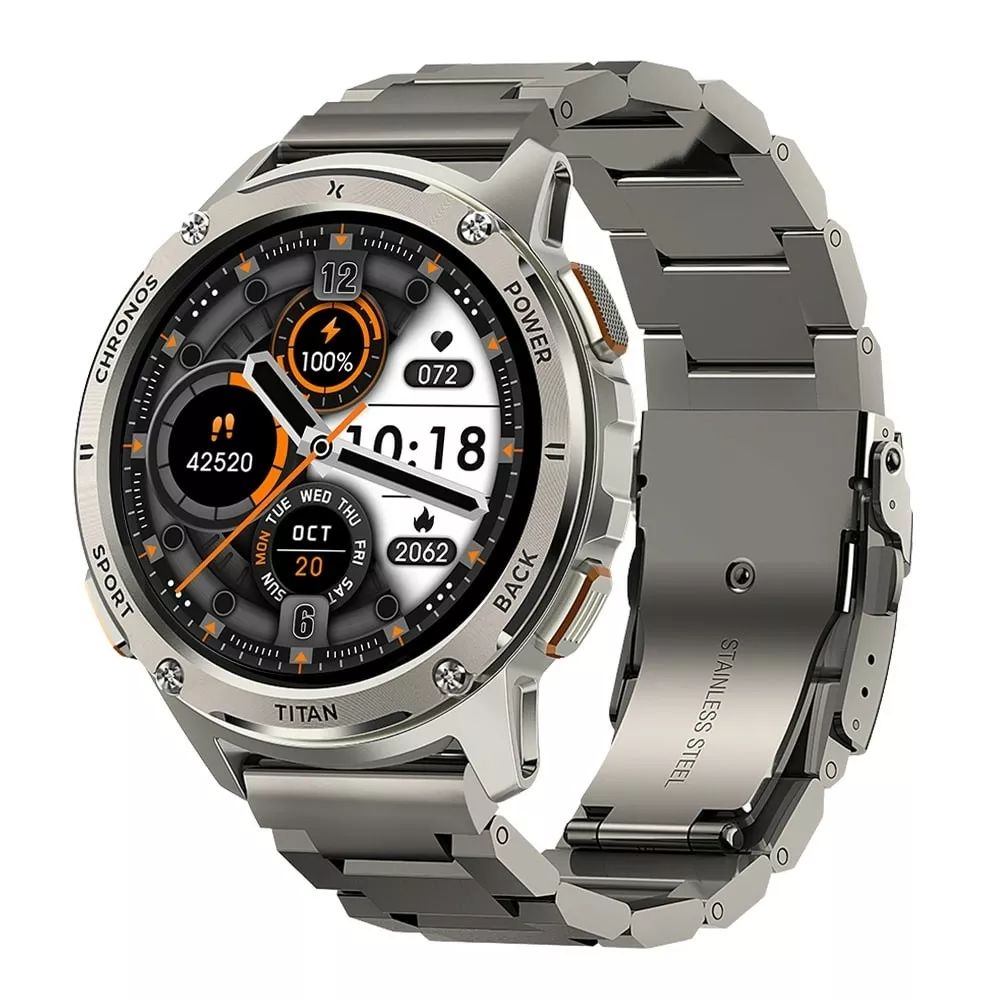 Maxcom Smartwatch FW110 Titan Chronos Srebrny | Zadowolenie.pl