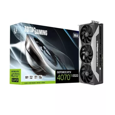 ZOTAC Karta graficzna GeFroce RTX 4070 Ti SUPER SOLID 16GB GDDR6X 256bit