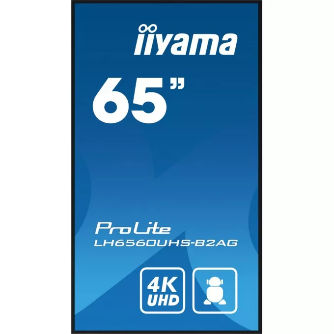 IIYAMA Monitor wielkoformatowy 65 cali LH6560UHS-B2A 24/7,500cd,4K,VA,Wifi