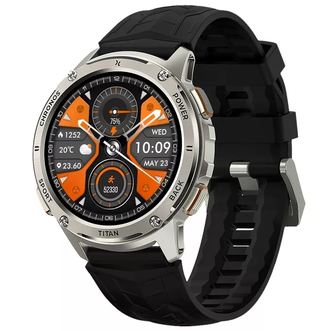 Maxcom Smartwatch FW110 Titan Chronos Srebrny | Zadowolenie.pl
