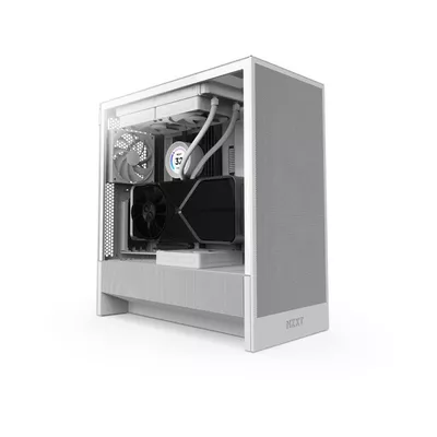 NZXT Obudowa H5 FLOW RGB Midi Tower z oknem (2024) Biała