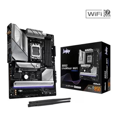 ASRock Płyta główna B850 LIVEMIXER WIFI AM5 4DDR5 USB3.2 ATX