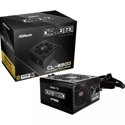ASRock Zasilacz CL-650G 650W 80PLUS GOLD