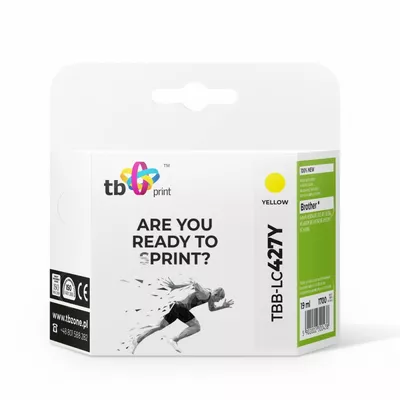 TB Print Tusz do Brother MFC-J5955DW TBB-LC427Y 100% nowy żółty