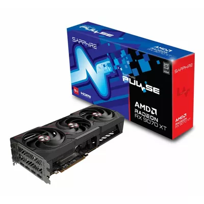 Sapphire Technology Karta graficzna Radeon RX 9070 XT PULSE 16GB GDDR6 256bit 2DP/2HDMI