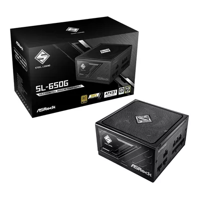 ASRock Zasilacz SL-650G 650W 80PLUS GOLD modularny