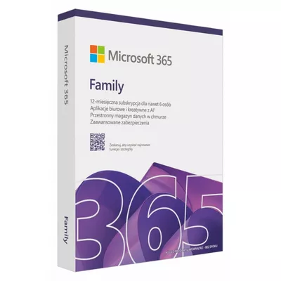 Microsoft M365 Family PL 1Y 6U Win/Mac EP2-32382