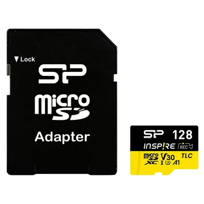 Silicon Power Karta pamięci microSDXC Inspire 128GB UHS-I U3 A1 V30 4K TLC