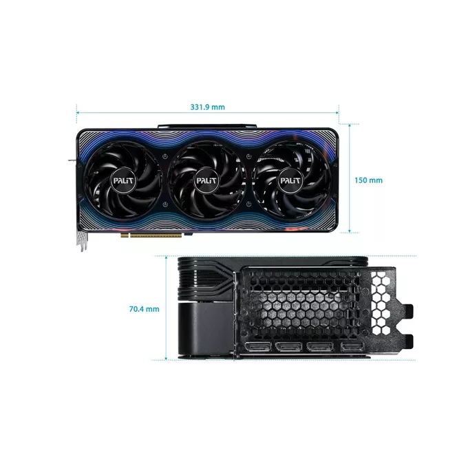 Palit Karta graficzna RTX 5090 GameRock OC 32GB GDDR7 512bit 3DP/HDMI