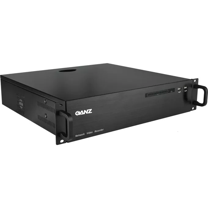 GANZ Rejestrator IP 64 kan. Obsługa kamer do 13MP Obsługa HDD do 16TB NR8-3964H8