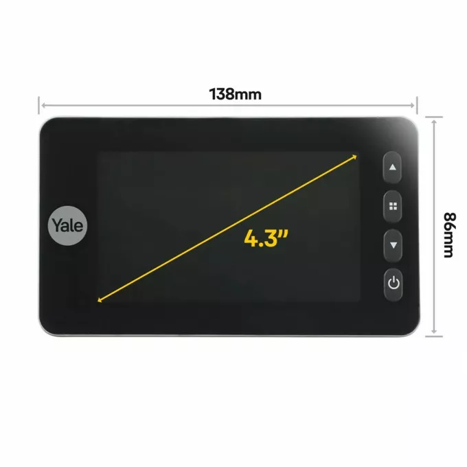 YALE HOME Elektroniczny wizjer drzwiowy DDV 5800