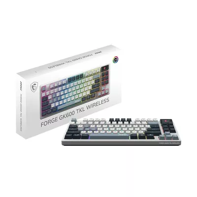 MSI Klawiatura gamingowa Forge GK600 TKL SKY US
