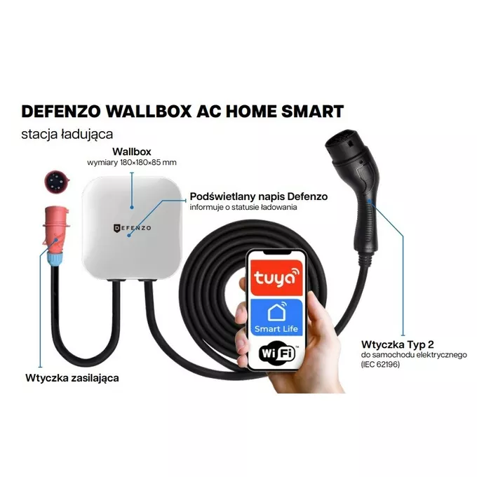 Defenzo Defenzo Stacja ładowania Wallbox Home AC11 SMART | Zadowolenie.pl