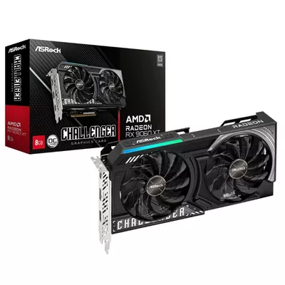 ASRock Karta graficzna RX 9060 XT CHALLENGER 8GB GDDR6 128bit 2DP/HDMI