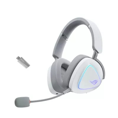 Asus Słuchawki ROG Delta II Wireless 2.4GHz/BT/3.5 Białe