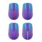 Defender Mysz bezprzewodowa MYSTERY MM-301 RF+BT 1600DPI 6P fioletowa