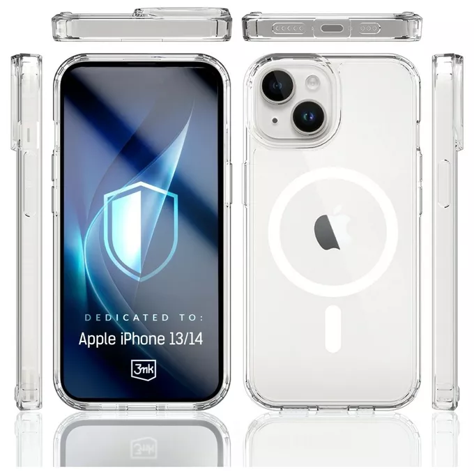 3MK Etui Armor MagCase do iPhone 15 MagSafe przezroczysty