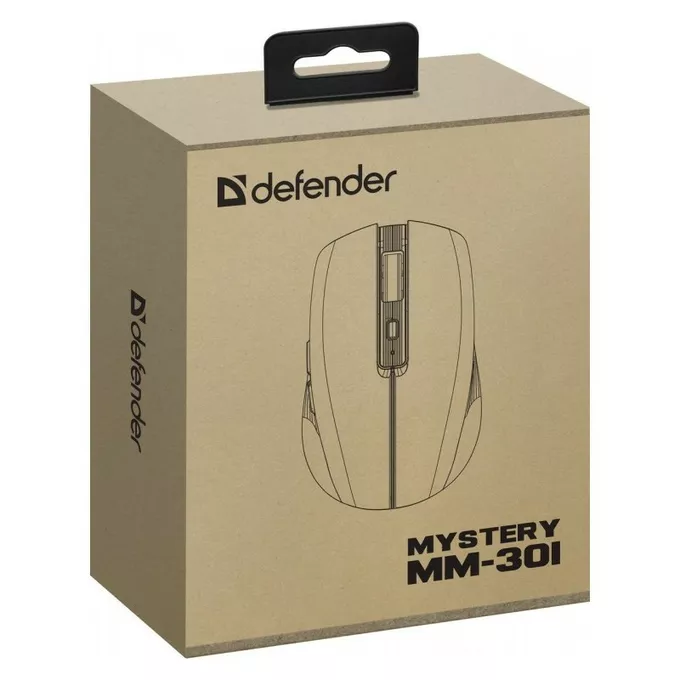 Defender Mysz bezprzewodowa MYSTERY MM-301 RF+BT 1600DPI 6P fioletowa