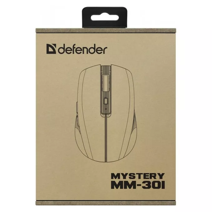 Defender Mysz bezprzewodowa MYSTERY MM-301 RF+BT 1600DPI 6P fioletowa