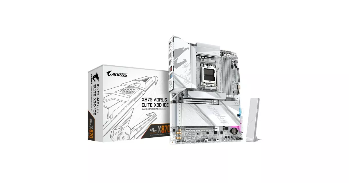 Gigabyte Płyta główna X870 AORUS ELITE X3D ICE AM5 4DDR5 HDMI ATX 