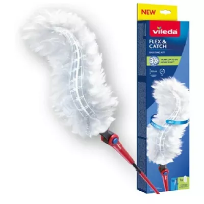Vileda Miotełka do kurzu z długą rączką + wkład Flex &amp; Catch