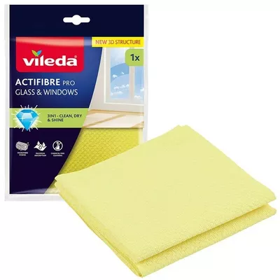 Vileda Ściereczka Actifibre PRO do szkla i okien 1 sztuka