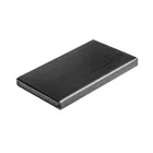 Natec Kieszeń zewnętrzna HDD sata RHINO 2,5 USB 2.0 Aluminium Black