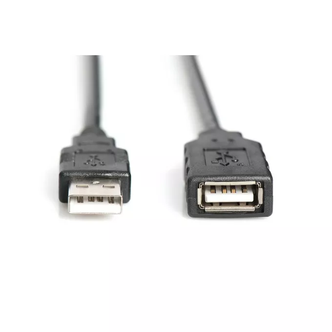 Digitus Kabel przedłużający USB 2.0 HighSpeed Typ USB A/USB A M/Ż aktywny, czarny 10m