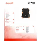 Silicon Power ARMOR A30 1TB USB 3.0 BLACK / PANCERNY / wstrząsoodporny