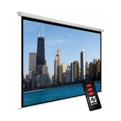 AVTek Ekran elektryczny Video Electric 300P (4:3, 300 x 227.5 cm, powierzchnia biała, matowa)