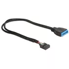 Delock Kabel Pin Header USB 3.0 19Pin Female/USB 2.0 9Pin Female