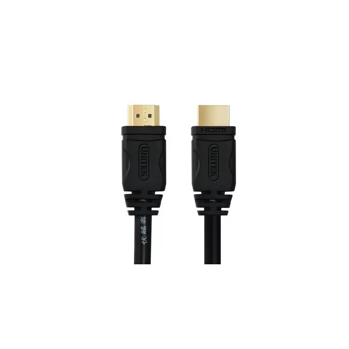 Unitek Kabel HDMI M/M 1,0m v2.0; Złoty; Basic