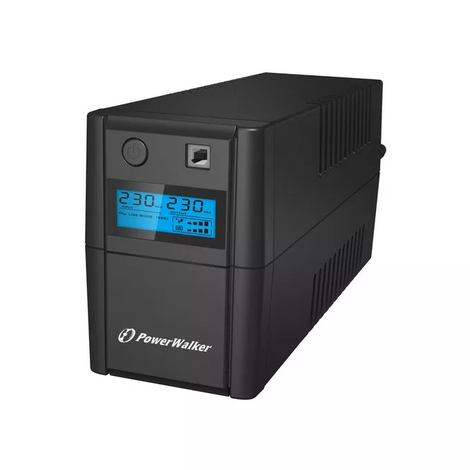 PowerWalker UPS LINE-INTERACTIVE 650VA 2X 230V PL OUT, RJ11     IN/OUT, USB, LCD