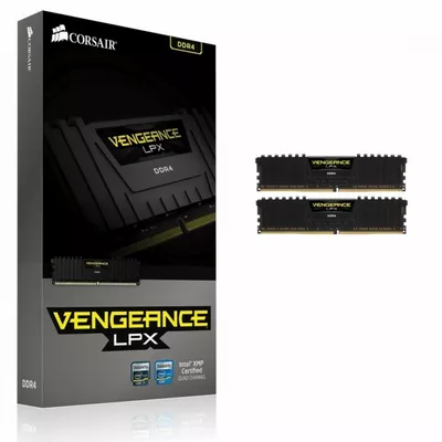 Corsair DDR4 Vengeance LPX 16GB/2666(2*8GB) CL16-18-18-35 BLACK 1,20V                                                                                 XMP 2.0