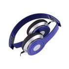 Rebeltec Stereofoniczne słuchawki z mikrofonem CITY BLUE