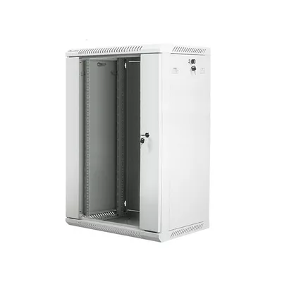 Lanberg Szafa instalacyjna wisząca 19'' 18U 600X450mm szara (drzwi       szklane)