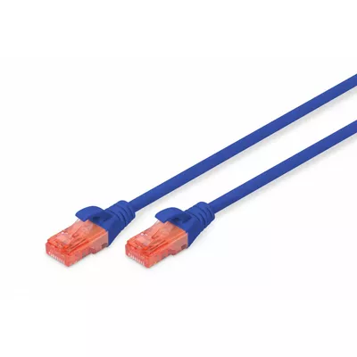 Digitus Patch cord U/UTP kat.6 PVC 2m Niebieski