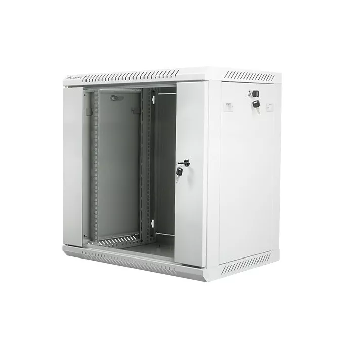 Lanberg Szafa instalacyjna wisząca 19'' 12U 600X450mm szara (drzwi       szklane)