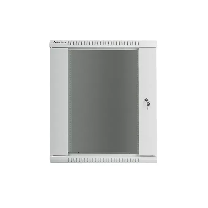 Lanberg Szafa instalacyjna wisząca 19'' 15U 600X450mm szara (drzwi       szklane)