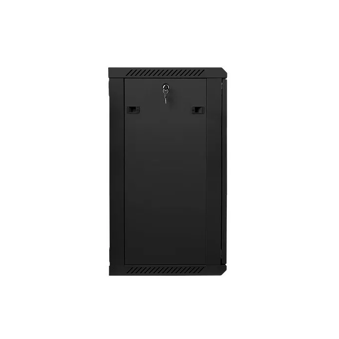 Lanberg Szafa instalacyjna wisząca 19'' 18U 600X450mm czarna (drzwi      szklane)
