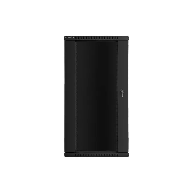 Lanberg Szafa instalacyjna wisząca 19'' 27U 600X450mm czarna (drzwi      szklane)