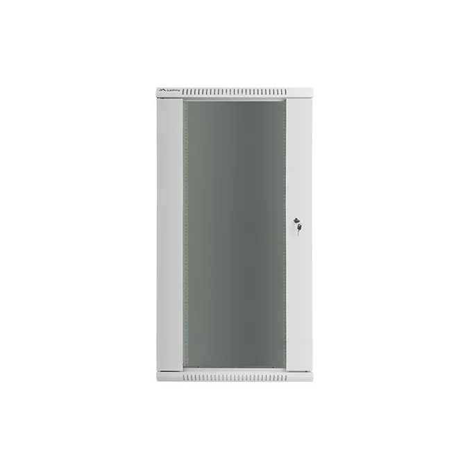 Lanberg Szafa instalacyjna wisząca 19'' 27U 600X450mm szara (drzwi       szklane)
