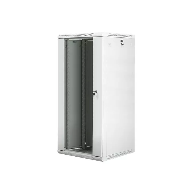 Lanberg Szafa instalacyjna wisząca 19'' 27U 600X600mm szara (drzwi       szklane)