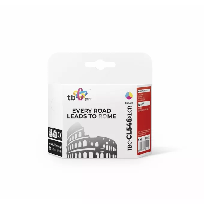 TB Print Tusz do Canon PIXMA iP2850/MG2950/2550/2450/MX495 TBC-CL546XLCR  Kolor ref.