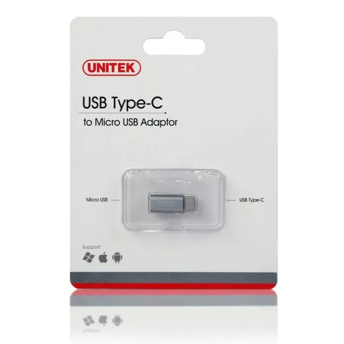 Unitek Adapter USB TYP-C do microUSB; Y-A027AGY