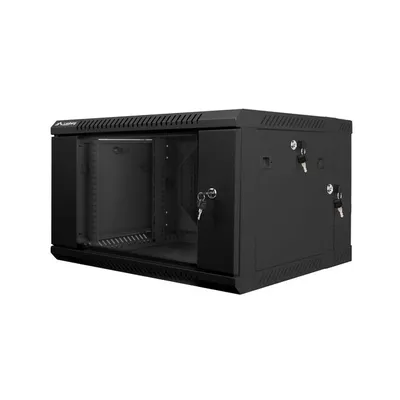 Lanberg Szafa instalacyjna wisząca dwusekcyjna 19'' 6U 600X600mm czarna